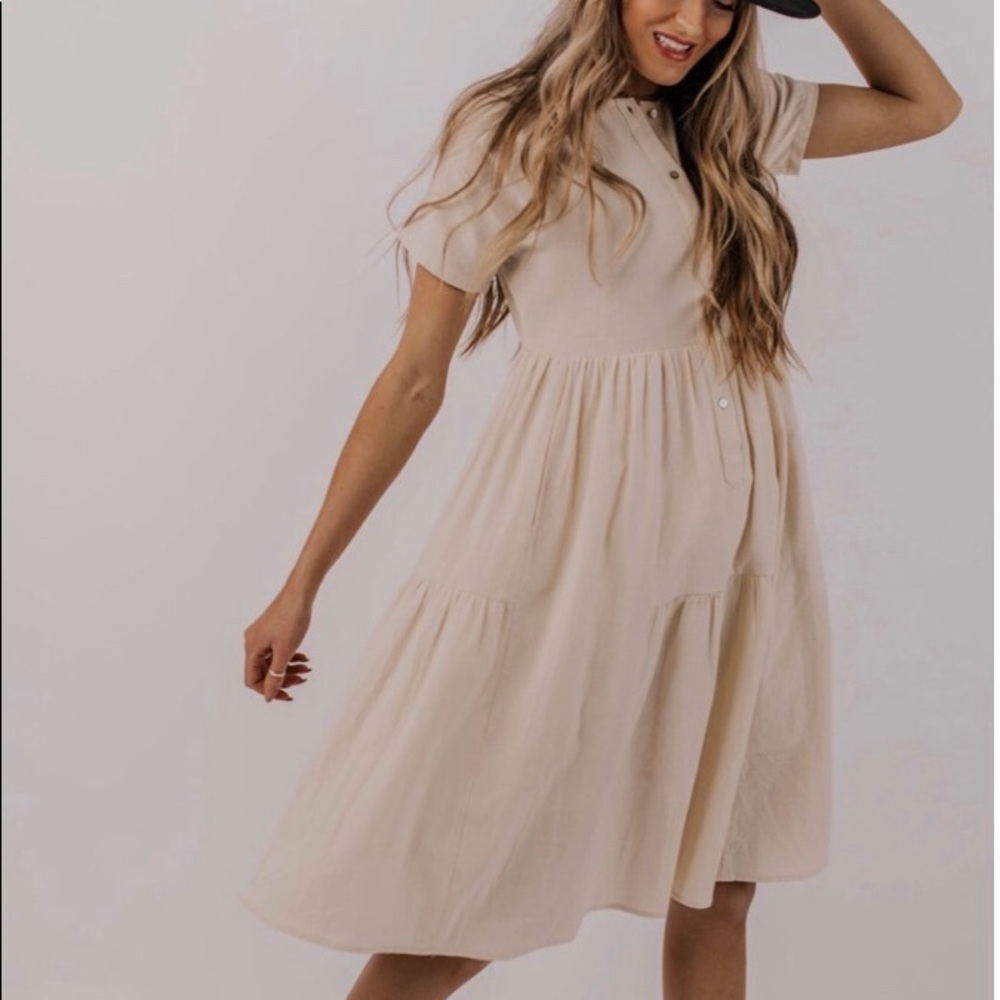 Ester Button Dress